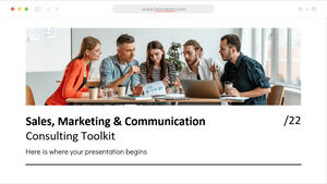 Kit de ferramentas de consultoria de vendas, marketing e comunicação