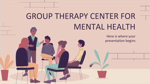 Centre de thérapie de groupe pour la santé mentale