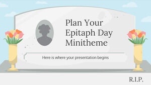 Спланируйте мини-тему «День эпитафии»