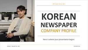 Unternehmensprofil der koreanischen Zeitung