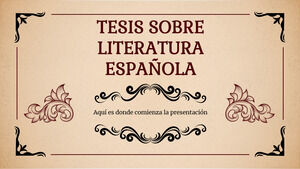 İspanyol Edebiyatı Tezi