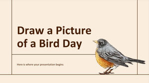 Desenați o imagine a unei zile de păsări