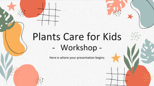 Taller de cuidado de plantas para niños