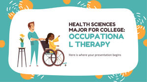 Jurusan Ilmu Kesehatan untuk Perguruan Tinggi: Terapi Okupasi
