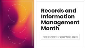 Monat des Datensatz- und Informationsmanagements