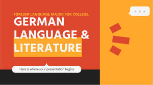 Majeure en langue étrangère pour le collège : langue et littérature allemandes