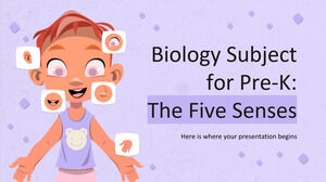 Çocuklar için Biyoloji Konusu: Beş Duyu
