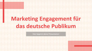 Engajamento de consumidores da Alemanha para marketing