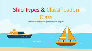 Типы кораблей и класс классификации