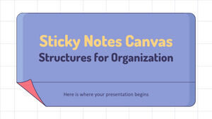 Sticky Notes โครงสร้างผ้าใบสำหรับองค์กร