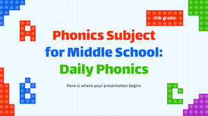 Phonics-Fach für die Mittelschule – 6. Klasse: Tägliche Phonics