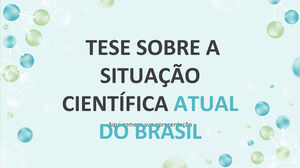 Teza dotycząca aktualnej sytuacji naukowej w Brazylii