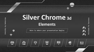 İşletmeler için Silver Chrome 3d Elements Mini Teması