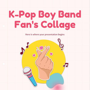 Collage de K-Pop Boy Band Fan para publicaciones de IG