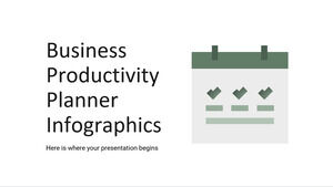 Инфографика планировщика производительности бизнеса