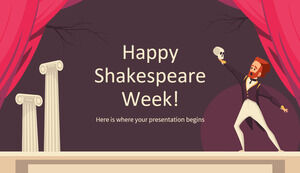 莎士比亚周快乐！