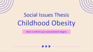 Questioni Sociali Tesi: Obesità infantile