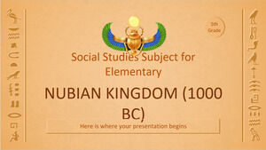 초등학교 5학년 사회 과목: 누비아 왕국(기원전 1000년)