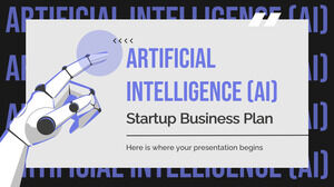 Plano de negócios de inicialização de inteligência artificial (IA)