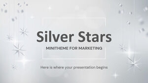 Tema Mini Silver Stars untuk Pemasaran