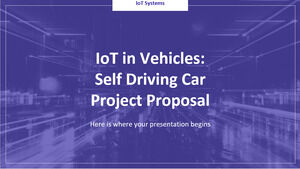 IoT in Vehicles: Self Driving Car Project Proposal