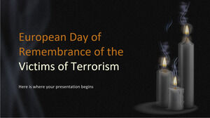 ヨーロッパのテロ犠牲者を追悼する日