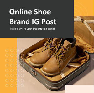 온라인 신발 브랜드 IG 포스트