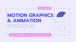 Portafolio de animación y gráficos en movimiento