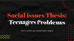 Sosyal Sorunlar Tezi: Gençlerin Sorunları