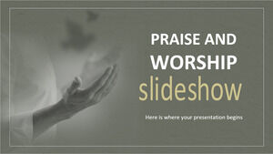 Apresentação de slides de louvor e adoração