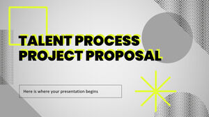 Projektvorschlag für den Talentmanagementprozess