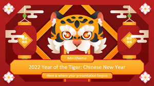 2022 - Ano do Tigre: Minitema do Ano Novo Chinês