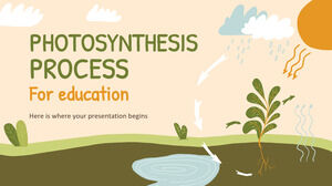 Proses Fotosintesis untuk Pendidikan