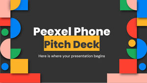 Presentazione del telefono Peexel