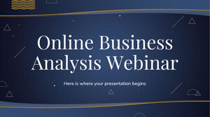 Seminarium internetowe dotyczące analizy biznesowej online