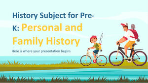 Предмет истории для Pre-K: личная и семейная история