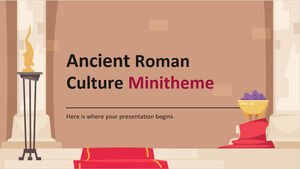 Minitema sulla cultura dell'antica Roma