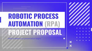 مقترح مشروع أتمتة العمليات الروبوتية (RPA).