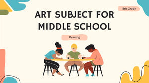 Materia de Arte para Escuela Secundaria - 8vo Grado: Dibujo