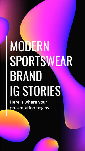 Moderne Sportswear-Marke IG Stories