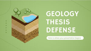 الجيولوجيا أطروحة الدفاع