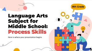 中學語言藝術科目 - 八年級：過程技能