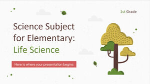 초등학교 과학과목 - 1학년: 생명과학