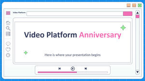 Aniversário da plataforma de vídeo