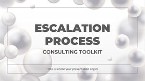 Escalation Process Consulting Toolkit