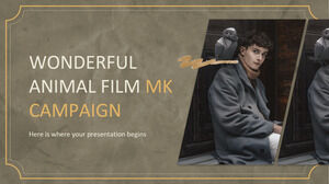 Maravillosa campaña de MK de película de animales