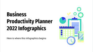 Business-Produktivitätsplaner 2023 Infografiken