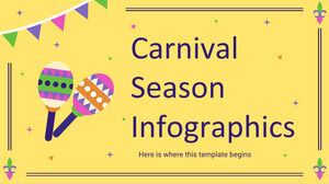 Infographies de la saison du carnaval