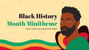 Minithème du Mois de l’histoire des Noirs