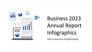 Business 2023 Annual Report Infographics